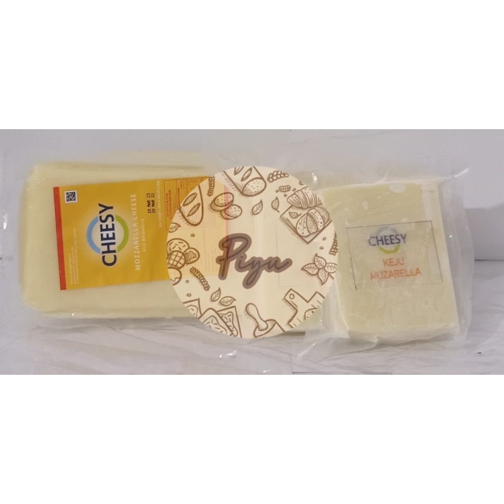 

Keju Mozarela Mozarella Cheese Keju Lumer CHEESY repack 250 gram