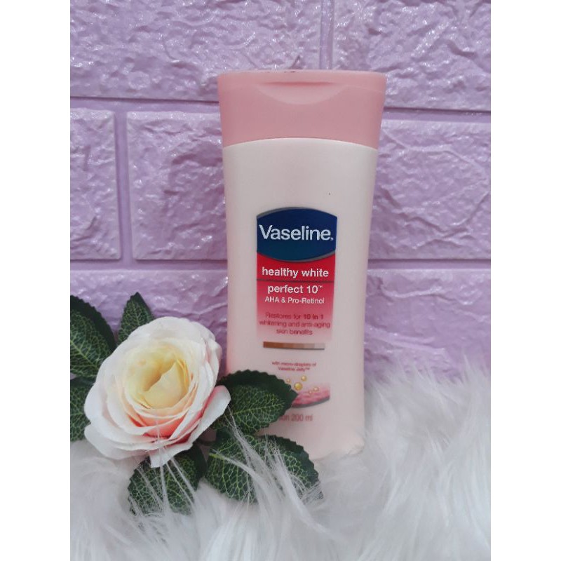 VASELINE HEALTHY WHITE PERFECT 10 200ML