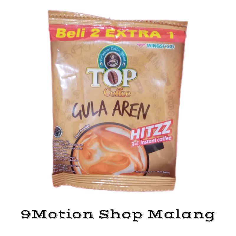 

Top Coffee Gula Aren 22g PROMO BELI 2 GRATIS 1