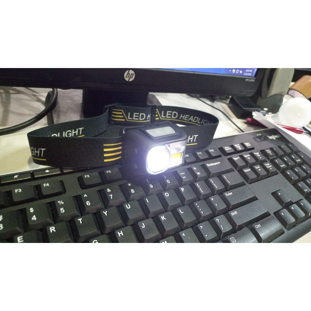 Headlamp USB LED Waterproff HIGH POWER 4 LED