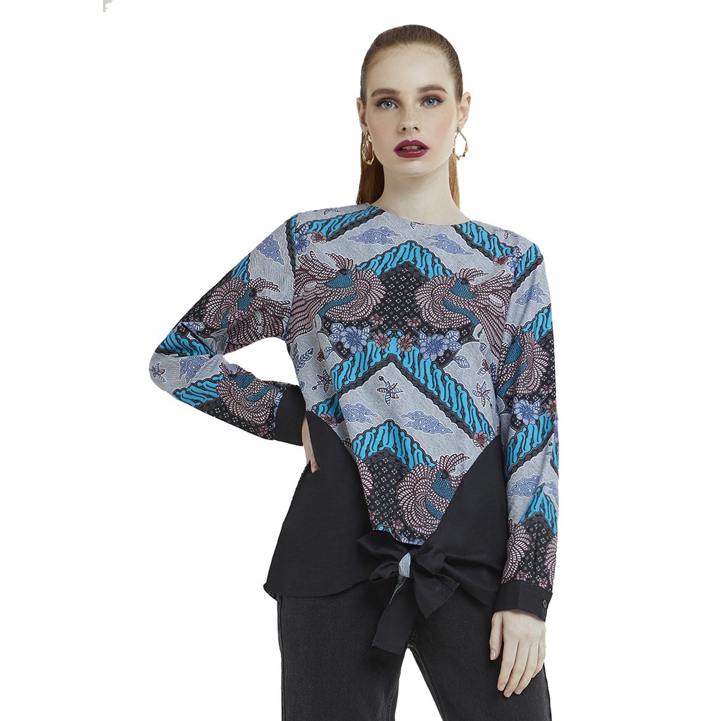 Agrapana Blouse Batik Wanita Baju Atasan Batik Wanita Agrapana Blouse Batik Wanita Baju Atasan Batik Wanita
