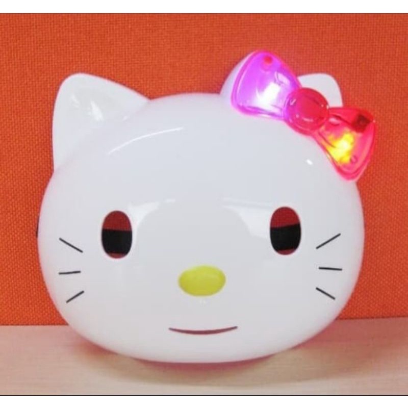 TOPENG HELLO KITTY NYALA/ TOPENG ANAK ANAK/TOPENG LAMPU/TOPENG CEWE