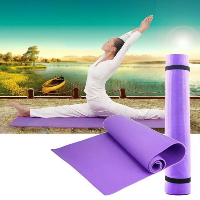 YOGA MAT matras alat alas olah raga karpet fitnes gym non slip