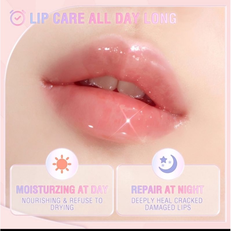 PINKFLASH PURE NATURAL CARE LIP OIL PELEMBAB BIBIR NUTRISI BIBIR KERING DAN PECAH PINK FLASH