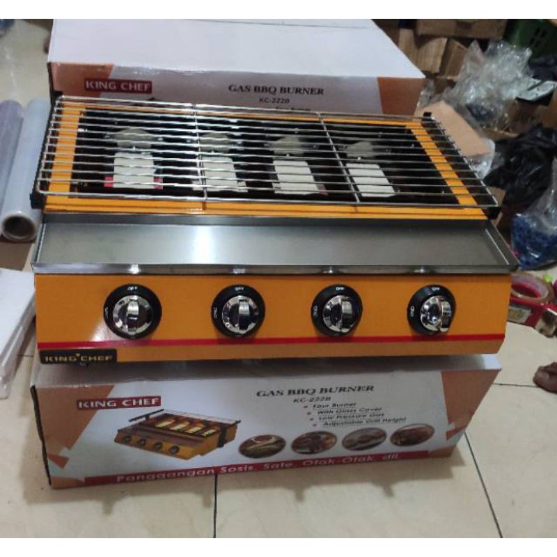 panggangan sosis 4 tungku gas