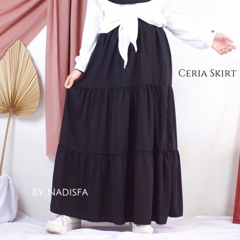 CERIA SKIRT UMPAK POLOS