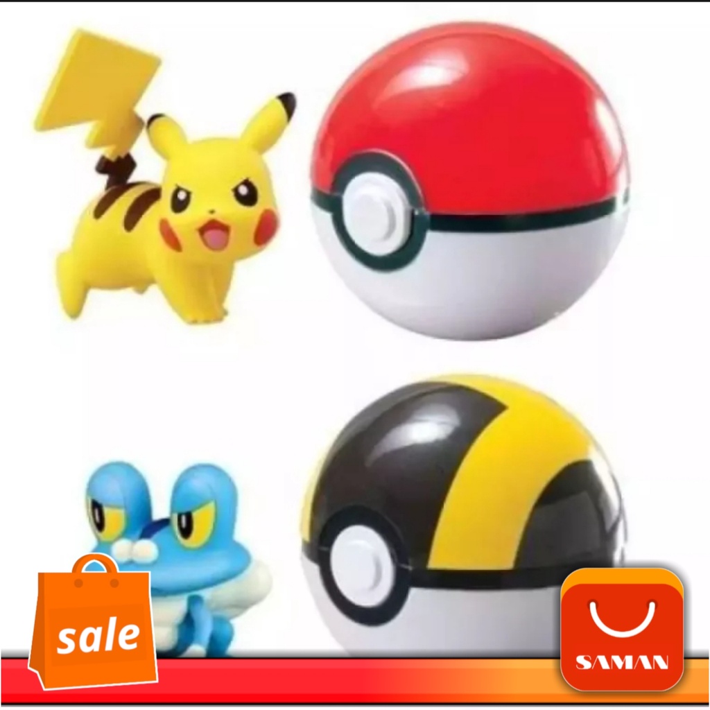 1 PCS MAINAN BOLA POKEMON BESAR mainan bola anak