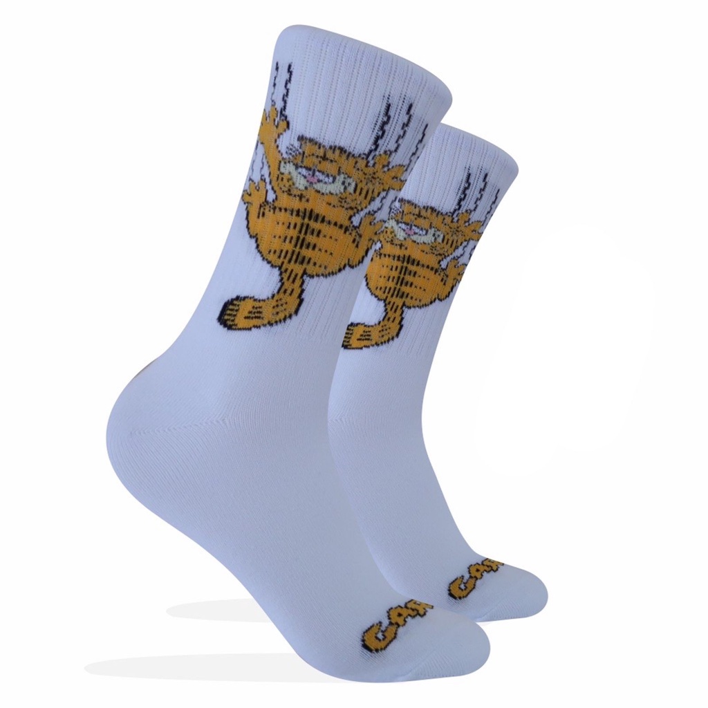 Kaos Kaki Motif Garfield ( K78 )