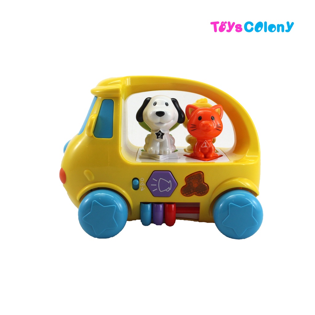 ABERO-MAINAN BAYI EDUKASI BUS STORY MUSIC BABY TOYS