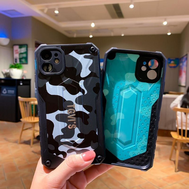 HardCase Spigen Motif Army Protect Camera / Anti Shock IPHONE X / XS / XR / XS MAX