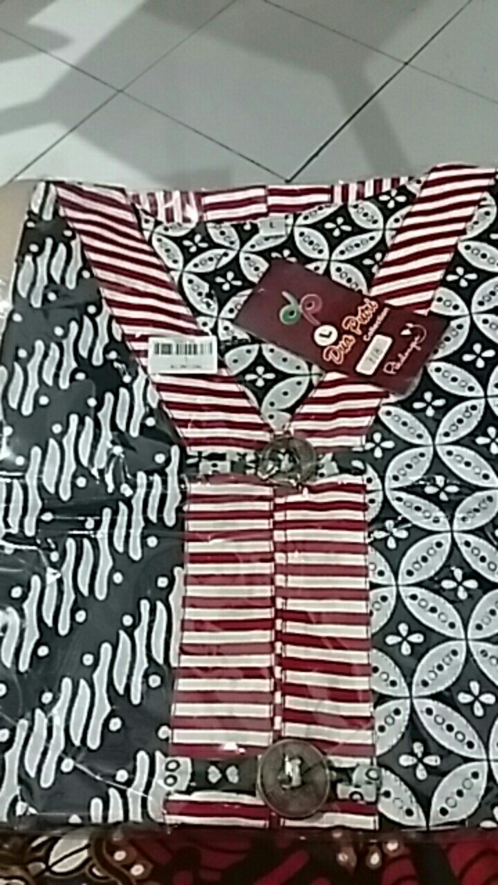 Blouse Batik Kombinasi