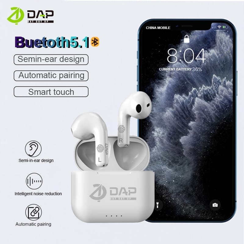 Headset Bluetooth DAP D-T02 Handsfree Bluetooth DAP D-T02 Earphone Wireless DAP D-T02 EXTRA BASS ORIGINAL