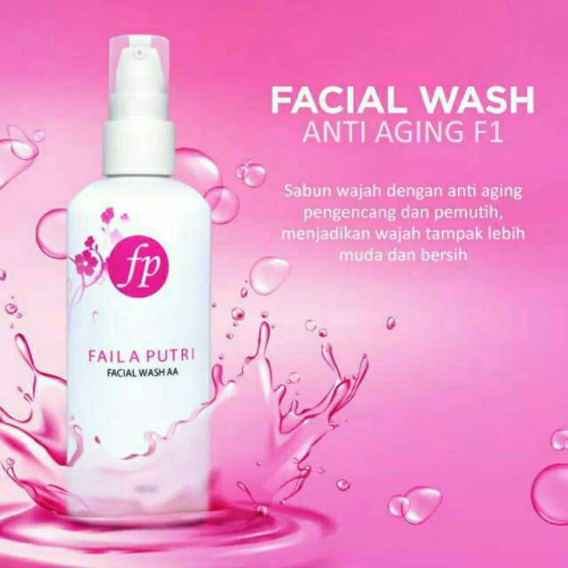 FACIAL WASH ANTI AGING FP/SABUN WAJAH AA WHITENING GLOW