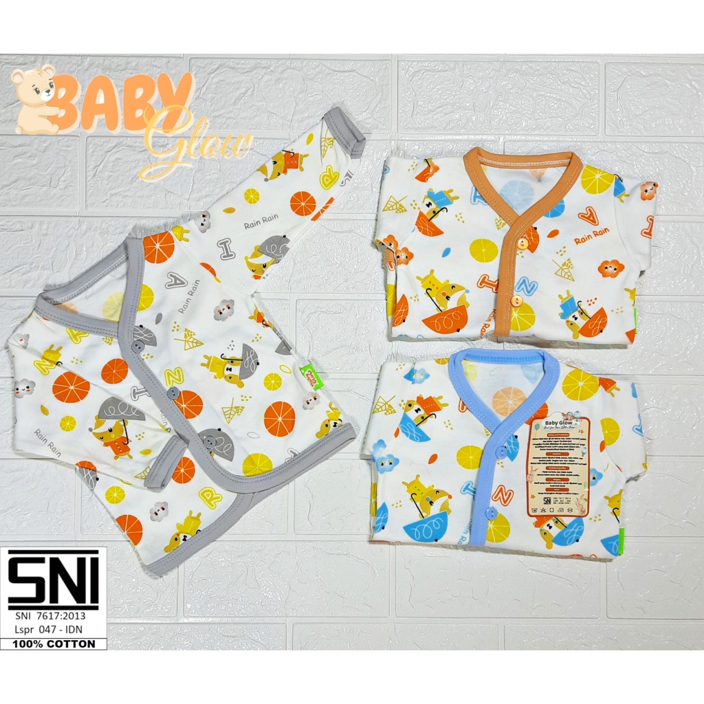 BAJU ATASAN LENGAN PANJANG BAYI UNISEX COTTON BABYGLOW