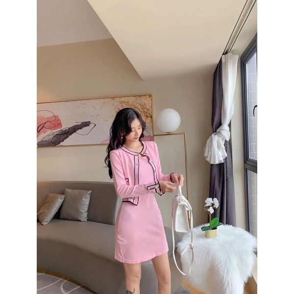 Premium Korean Dress Set Outer Import | Setelan Korea Fashion Wanita | Maimon