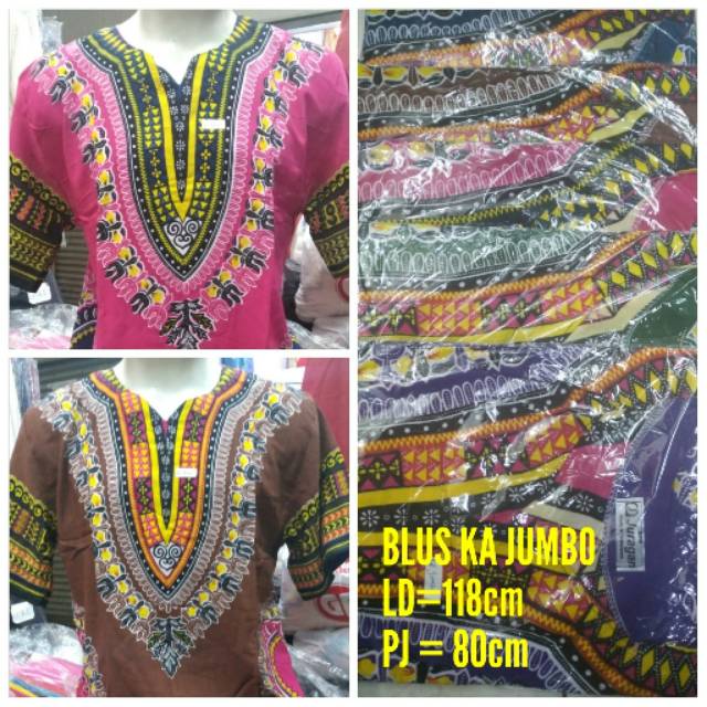 FASHION TERBARU Baju Bangkok Unisex Jumbo Warna Random