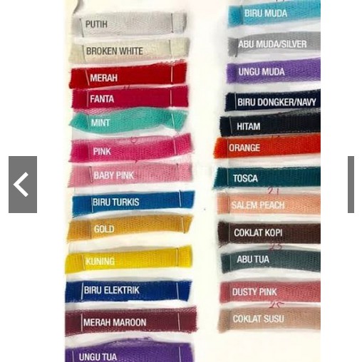 Kain Tile Tulle Polos Halus  Kain Jaring Brokat Souvenir Kebaya Lebar 150cm,