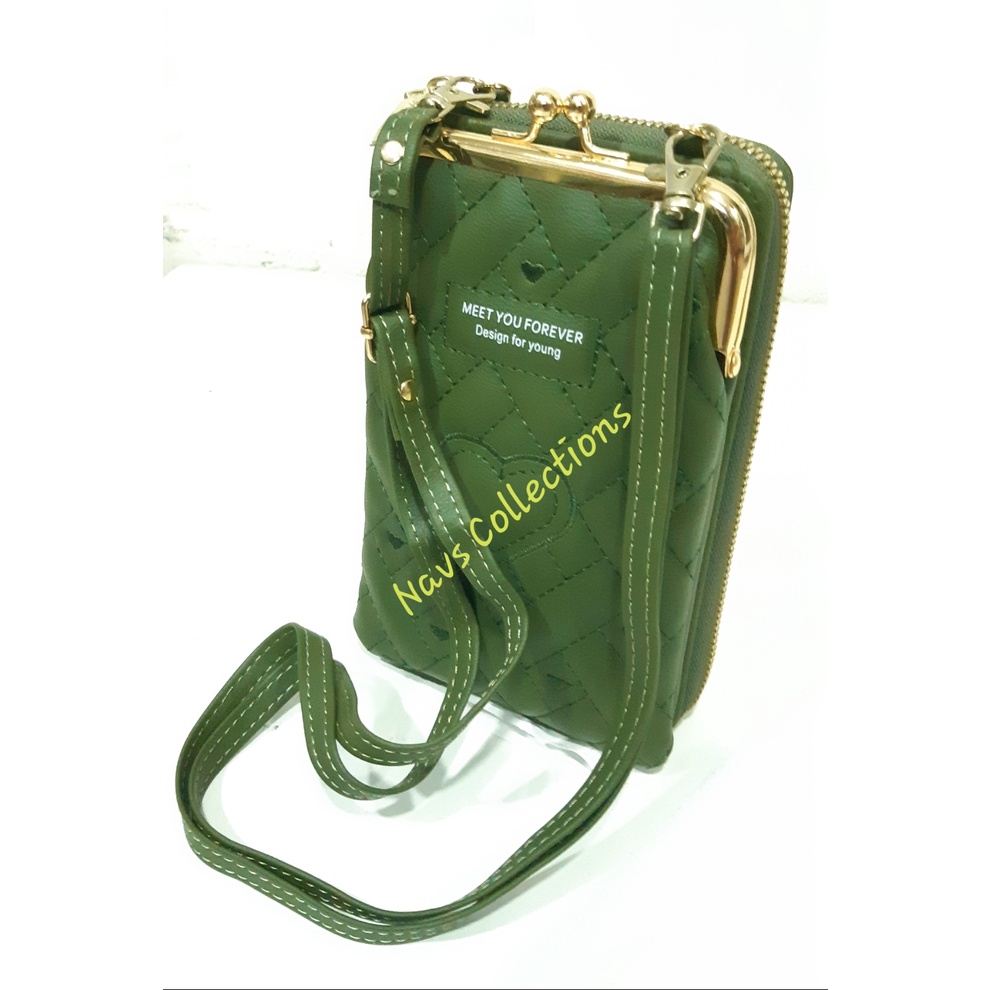 TERBARU Tas selempang HP Wanita/ Tas HP Wanita MEET YOU FOREVER/ Dompet HP Wanita serbaguna [COD]