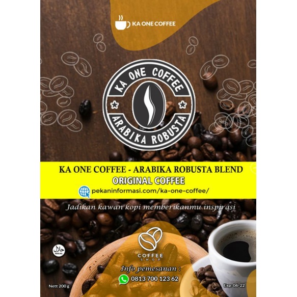 

KA ONE COFFEE- arabika robusta