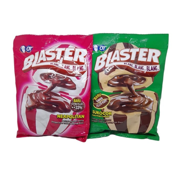 Blaster Permen Belang isi Cokelat dengan rasa mint (isi 50pcs)