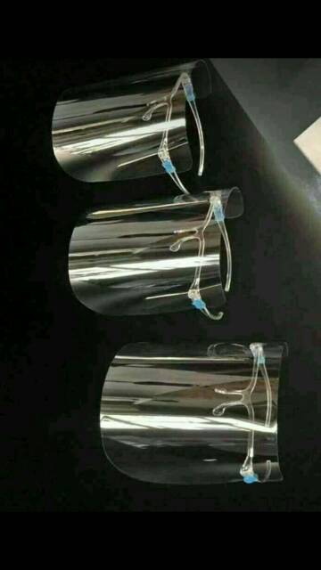 Face shield kacamata / kacamata pelindung viru ss
