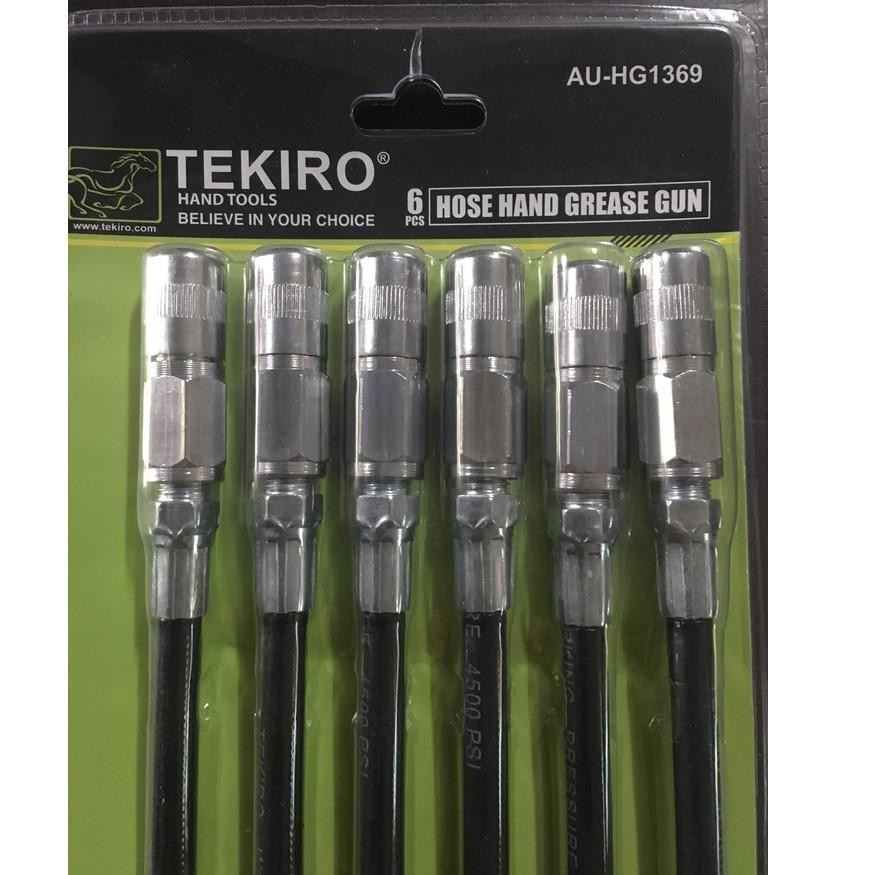 TEKIRO HOSE HAND GREASE GUN 100 cc Tekiro SELANG POMPA GEMUK SET 6 PCS Tekiro AU-HG1369