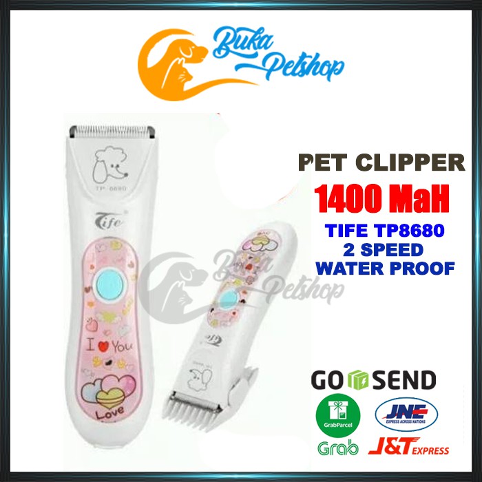 PET Clipper Tife TP8680 Alat Cukur Bulu Kucing Anjing