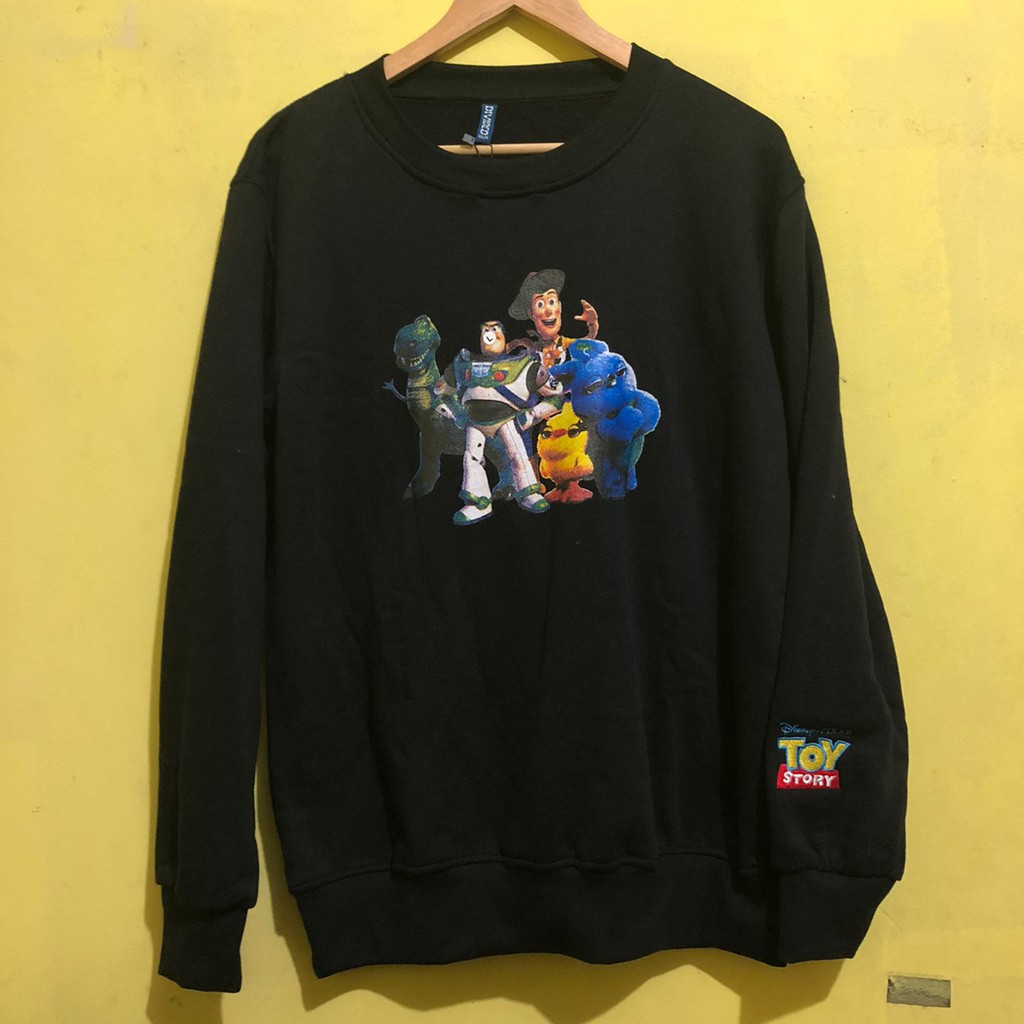 H&amp;M Crewneck Toy Story / Sweater Crewneck HnM Original Sweatshirt Pria Wanita