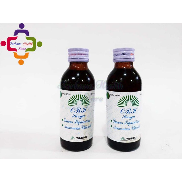 Original OBH Surya Itrasal 100 ml / Obat Batuk Hitam / OBH Itrasal