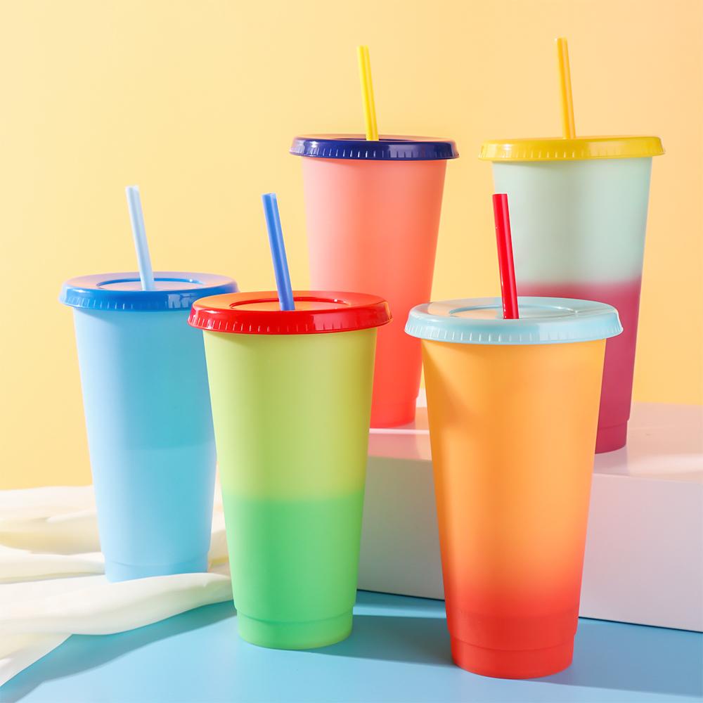 Solighter Drink Ware Gelas Plastik Suhu Berubah Warna Baru