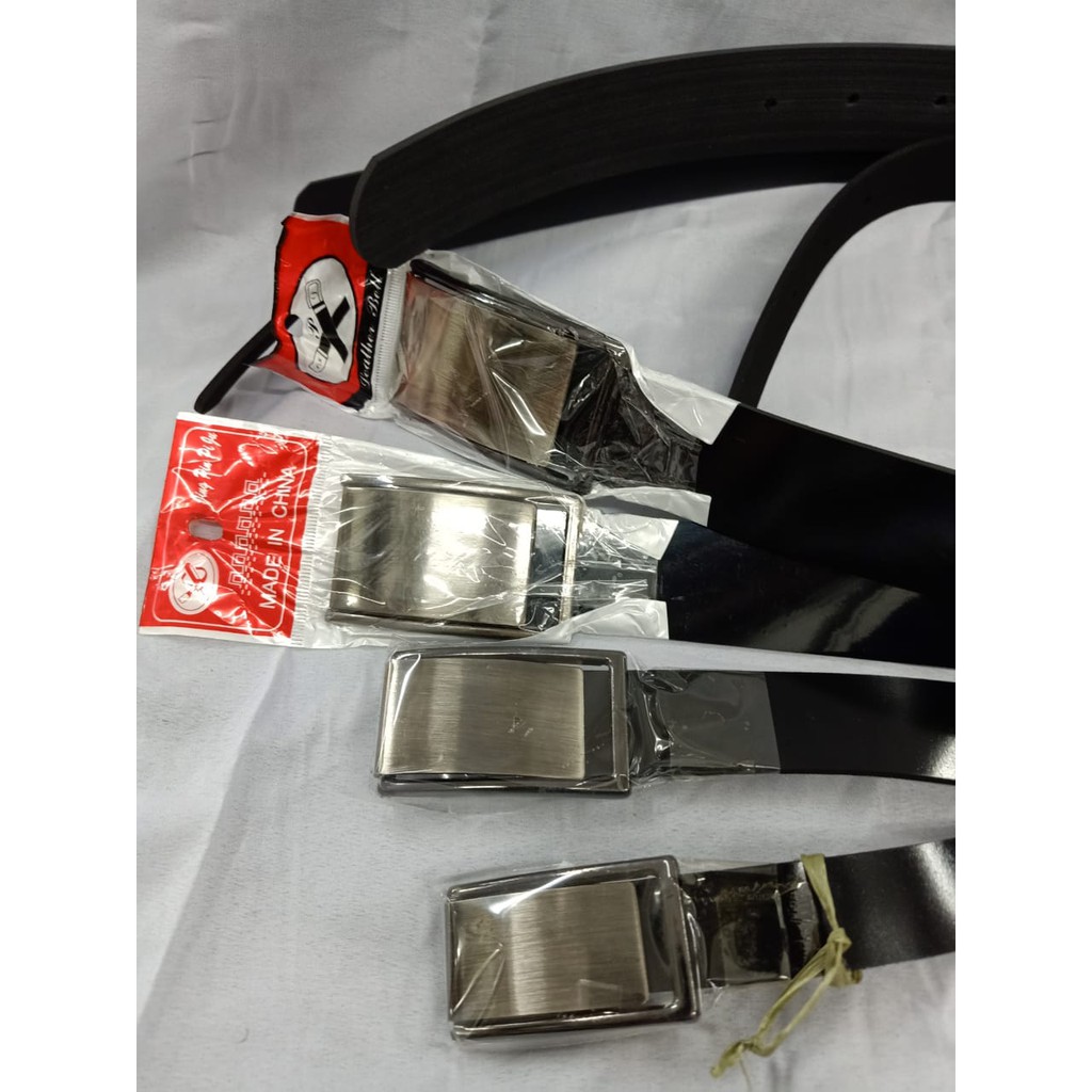 sabuk tusuk polos anak remaja dewasa HITAM 5458 SD SMP SMA