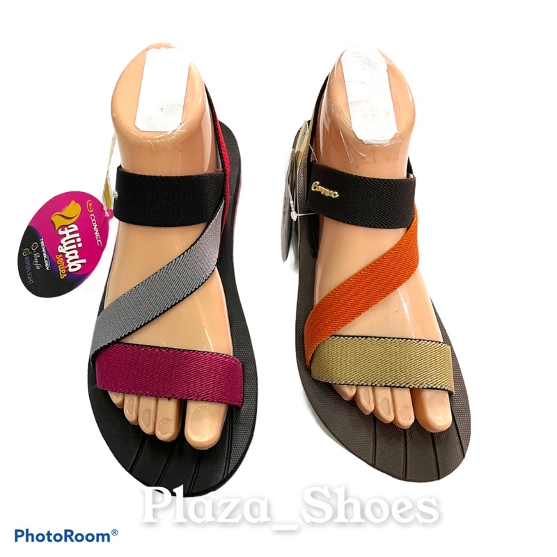 SANDAL GUNUNG WANITA CONNEC MELODY ORIGINAL 100% SANDAL TALI BELAKANG WANITA