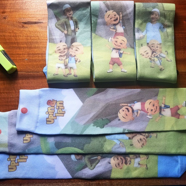 Kazarasock - Kaos Kaki Soka Anak Motif Upin dan Ipin - Long All Size