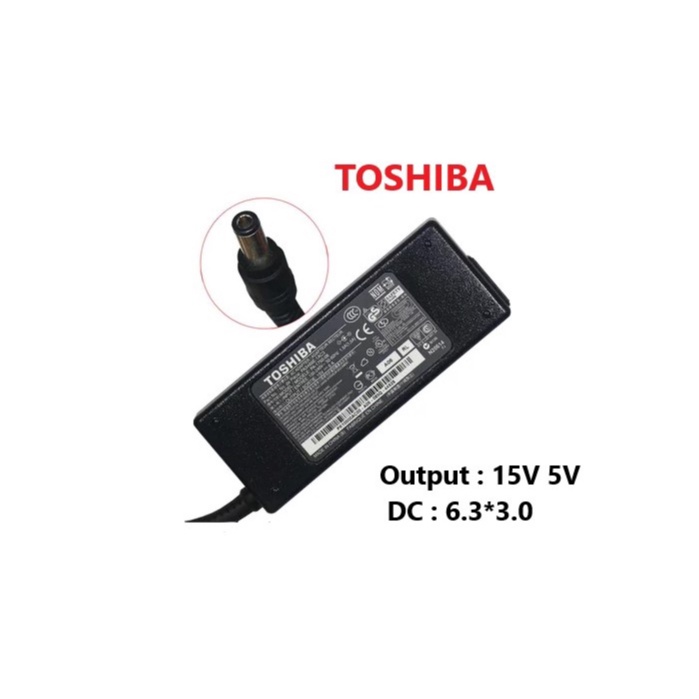 Adaptor Charger Original Toshiba Satellite R10 R15 R20 R25 U200 U205 Series