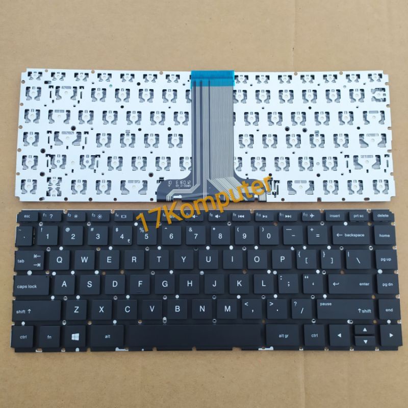 Keyboard HP 14-BW 14-BW015 hp 14-BW017au hp 14-BW501au hp 240 G6 HITAM