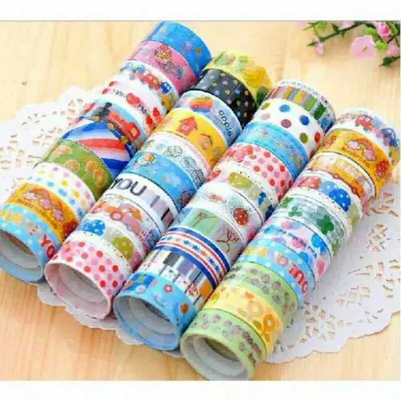 

Solasi karakter isi 10 pcs, selotip karakter