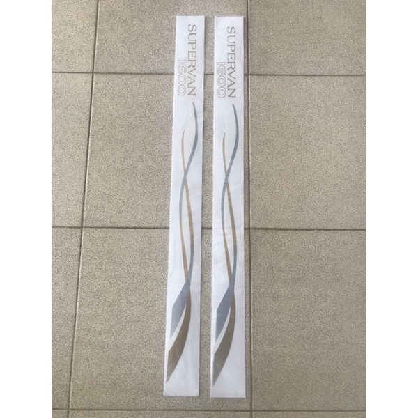 Striping stiker mobil SuperVan 1600 1.6 zebra Espass mini bus