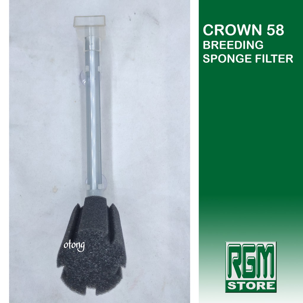 crown Breeding Sponge Filter Aquarium Aquascape murah