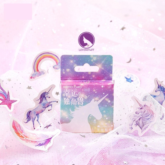 

Bagus Sticker Deco Unicorn Pink Beauty-Sticker Scrapbook-Diary-Journal-Bujo- Murah