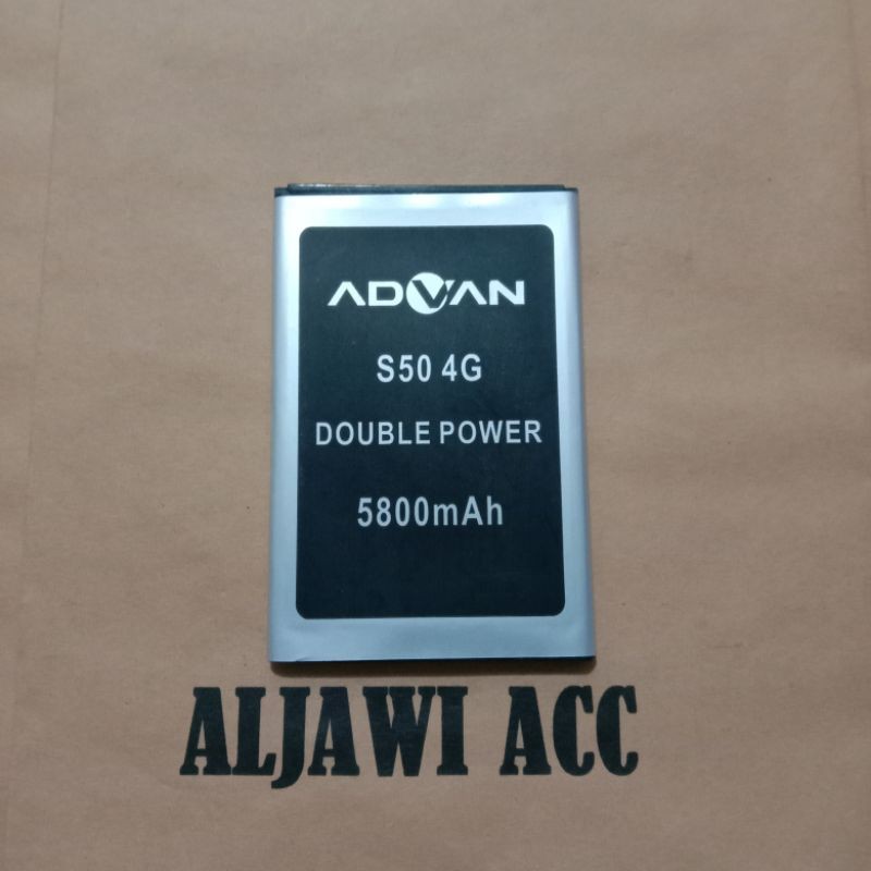 Batre baterai Advan S50 4G Double Power Battery