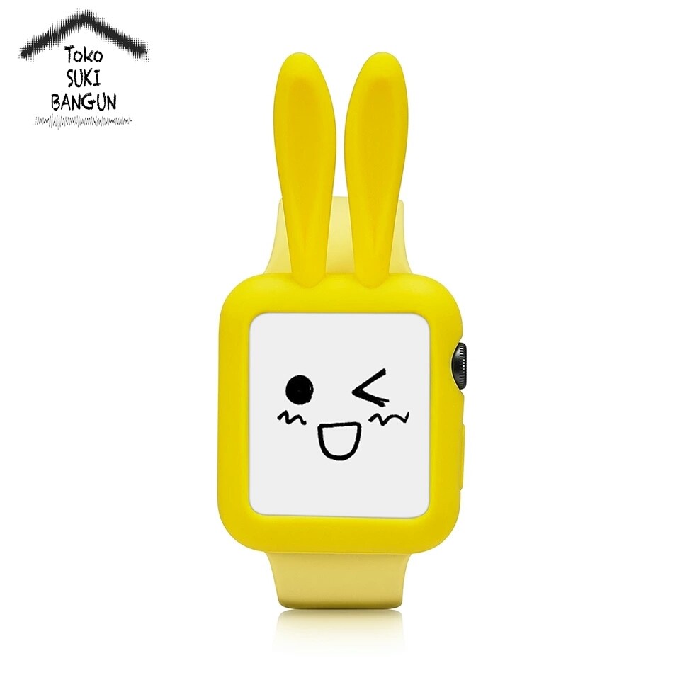 Rabbit Ears Soft Silicone Case for Apple Watch 38mm 42mm Series 1 2 3