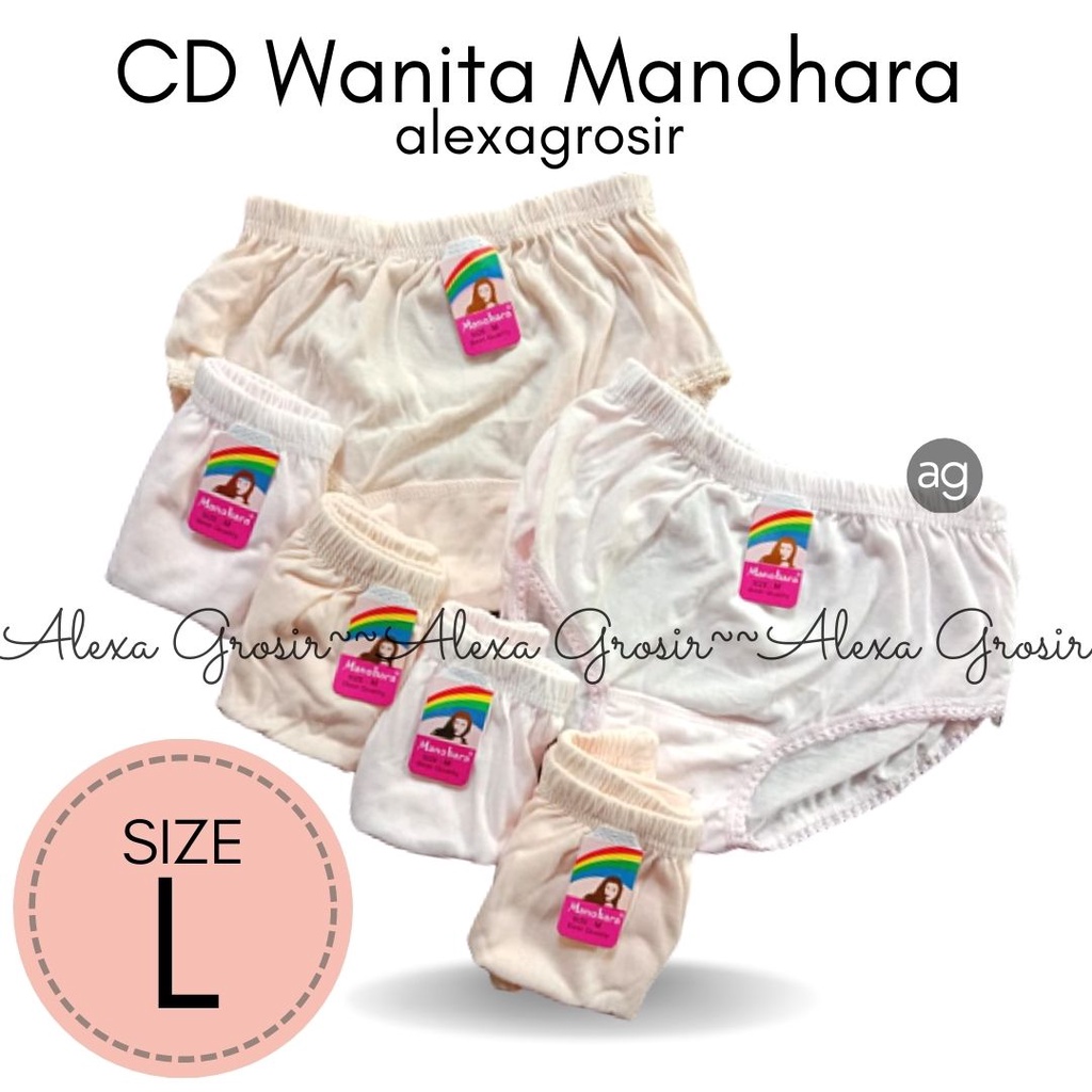 Celana Dalam Wanita Size  M L XL 3L manohara premium quality