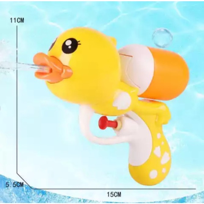 mainan mandi pistol air karakter bebek berenang play toys water gun duck tembakan murah