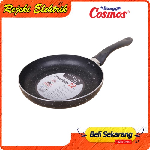 COSMOS MARBLE CFP 22 MB F ( 22 CM ) Frypan / Wajan Penggorengan Terbaru - ( ORIGINAL )