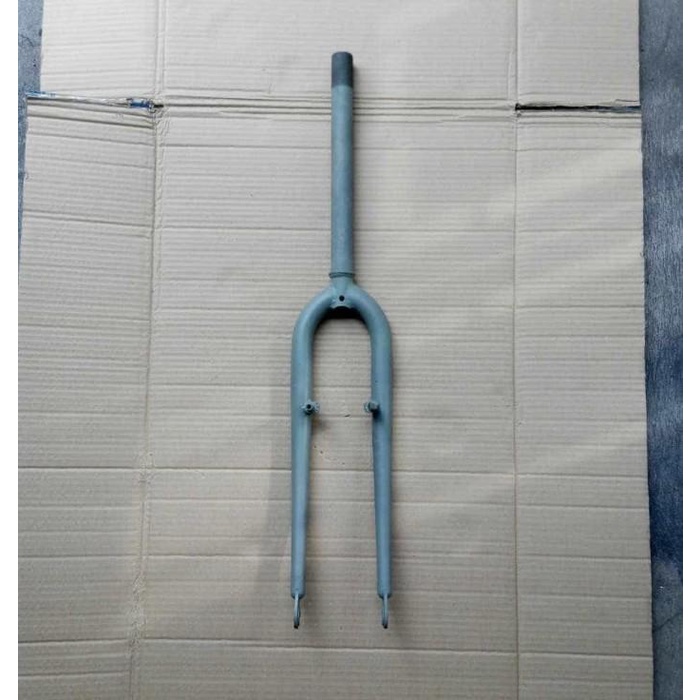 Fork Rigid Mtb 26 Inch Oversize Drat Os Steel V-Brake Only Mentahan