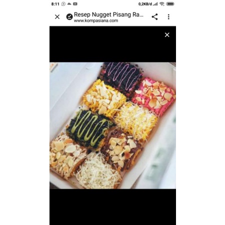 

pisang nuget