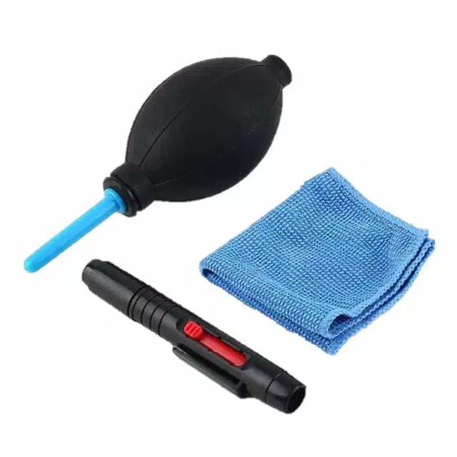 Pembersih Lensa 3in1 Lenspen Blower Angin DSLR Prosumer Camdig Canon Nikon Sony Olympus Pentax