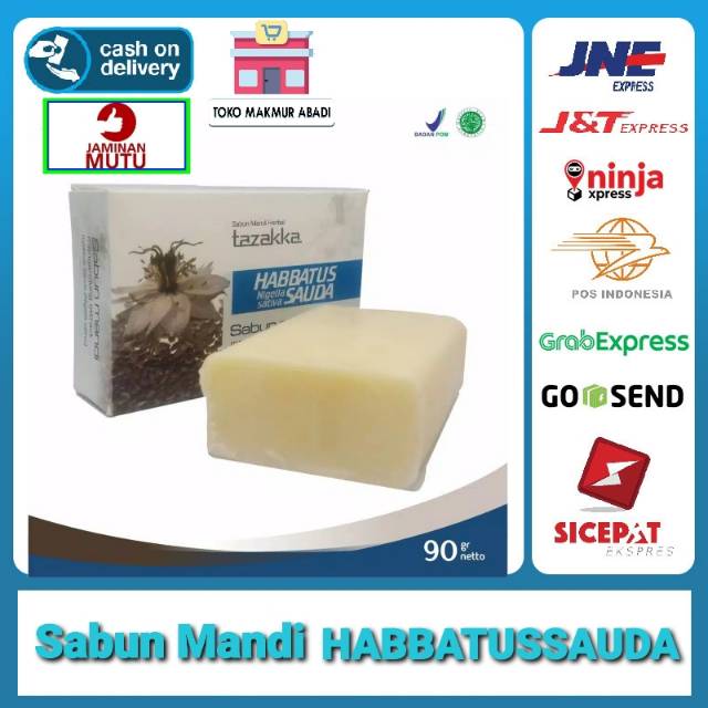 Sabun Mandi Habbatussauda Pemutih Kulit Pencerah Alami - Sabun Herbal Habbatussauda 90gram BPOM