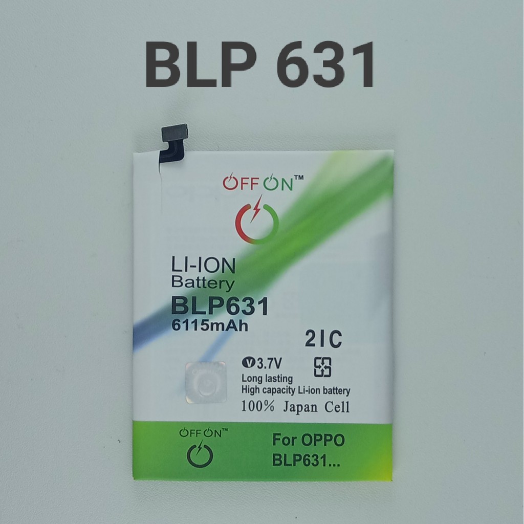 Baterai Batre Battery Oppo F3 - Oppo F5 BLP631 DOUBLE POWER OFFON