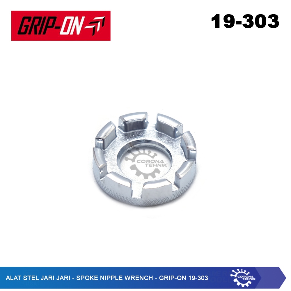 Grip-On 19-303 - Alat Stel Jari Jari - Spoke Nipple Wrench